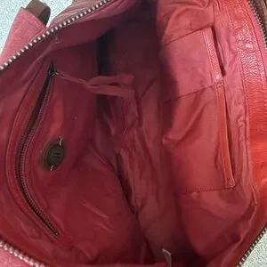 Anthropologie Red Backpack with Vintage Charm Anthropologie | Bags | Anthropologie Red Backpack With  main image 3